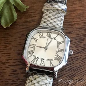Silpada Make It Happen Watch Leather Strap